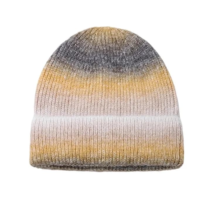 Gradient Knit Beanie Hat — view 1 Gradient Knit Beanie Hat — view 1