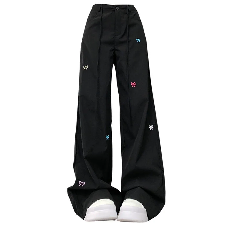 Coquette Aesthetic Bow Pants — view 1 Coquette Aesthetic Bow Pants — view 1