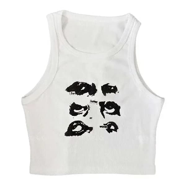 Aesthetic Eyes Tank Top — view 1 Aesthetic Eyes Tank Top — view 1