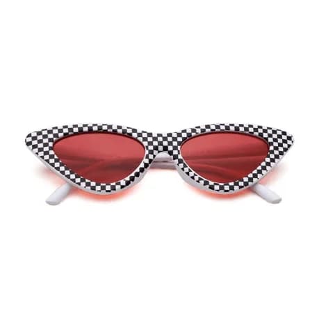 Checkerboard Pattern Glasses — view 2 Checkerboard Pattern Glasses — view 2