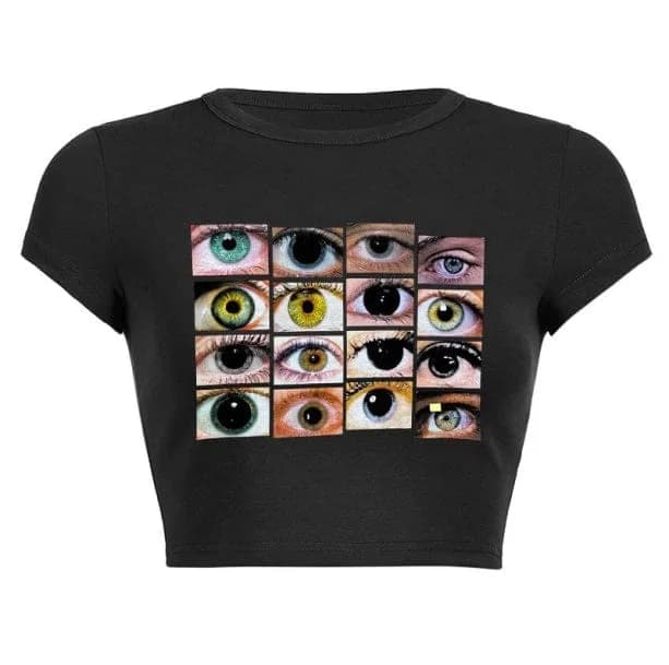 Weirdcore Crop Top — view 1 Weirdcore Crop Top — view 1