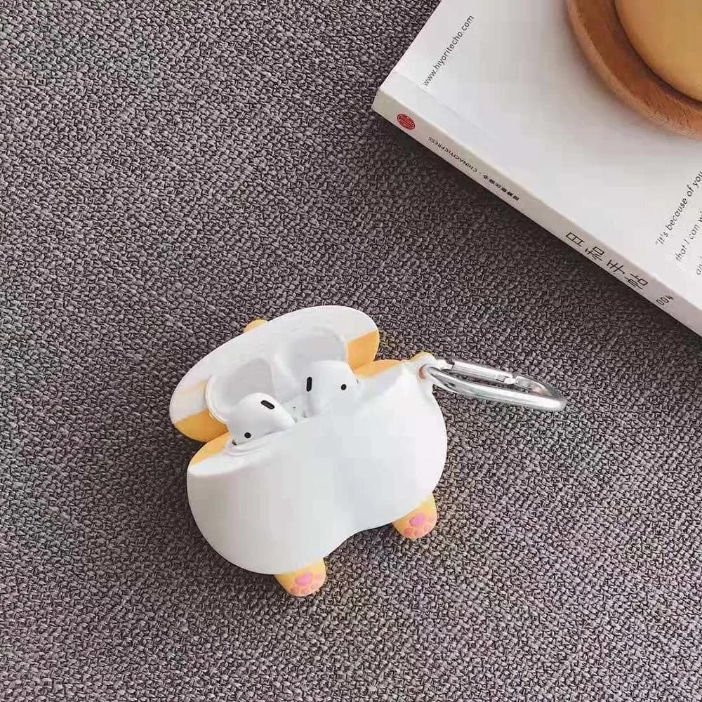 Shiba Inu Butt Airpod Case — view 2 Shiba Inu Butt Airpod Case — view 2