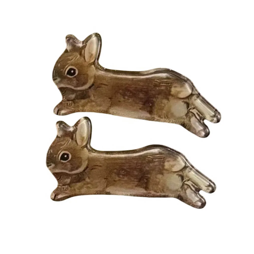 Cottagecore Bunny Hair Clip 2pcs Set — view 1 Cottagecore Bunny Hair Clip 2pcs Set — view 1