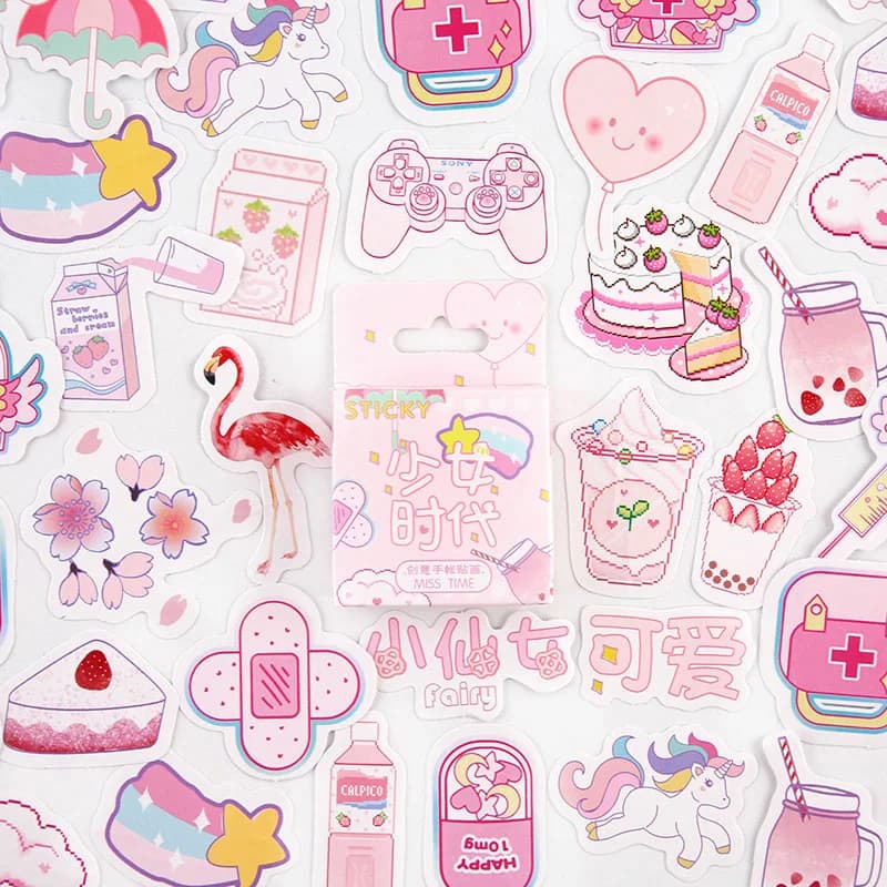 46Pcs/box Diary Stickers — view 2 46Pcs/box Diary Stickers — view 2