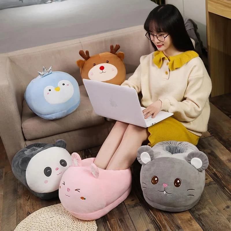 Panda Oversized Slipper — view 2 Panda Oversized Slipper — view 2