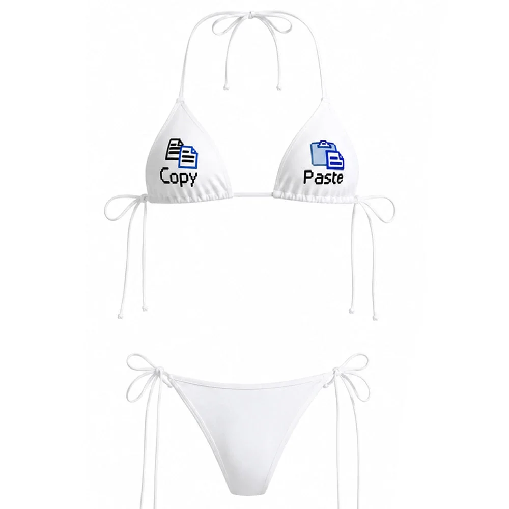 Copy Paste Triangle Bra Set — view 1 Copy Paste Triangle Bra Set — view 1