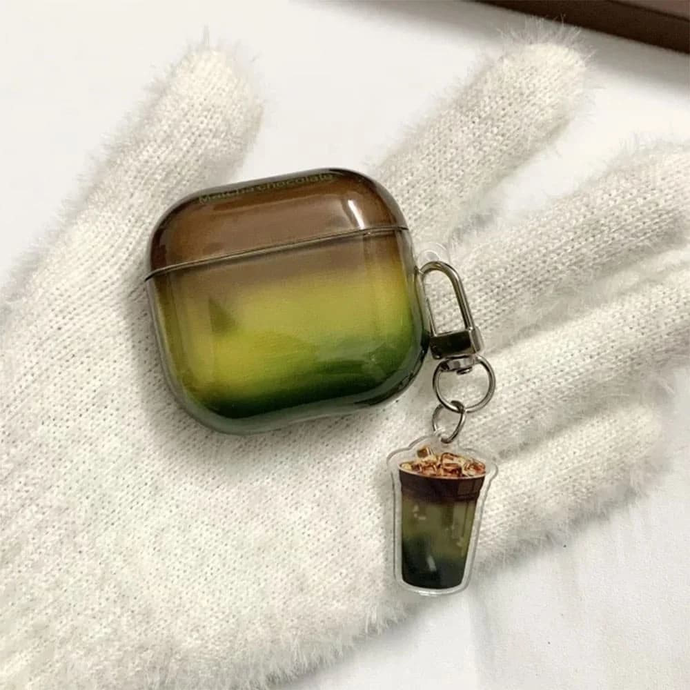 Green Matcha Airpods Case — view 2 Green Matcha Airpods Case — view 2