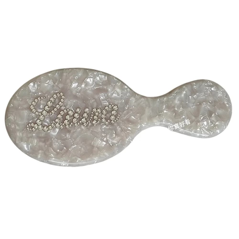 Customizable Y2K Rhinestone Hair Brush — view 2 Customizable Y2K Rhinestone Hair Brush — view 2