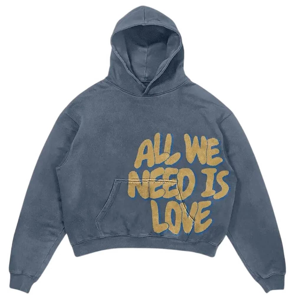All We Need Is Love Hoodie — view 2 All We Need Is Love Hoodie — view 2