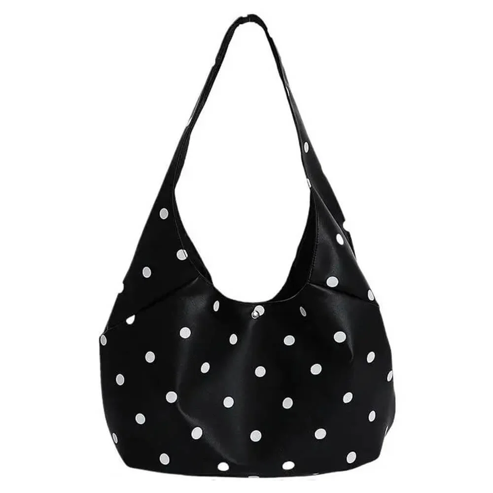 Polka Dot Hobo Bag — view 1 Polka Dot Hobo Bag — view 1