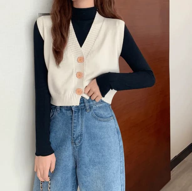 Academia Sweater Vest — view 3 Academia Sweater Vest — view 3