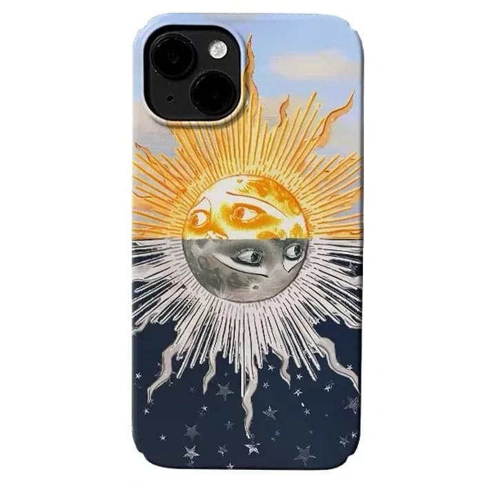 Sun & Moon Aesthetic iPhone Case — view 1 Sun & Moon Aesthetic iPhone Case — view 1