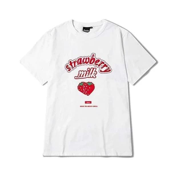 Strawberry Milk T-Shirt — view 2 Strawberry Milk T-Shirt — view 2