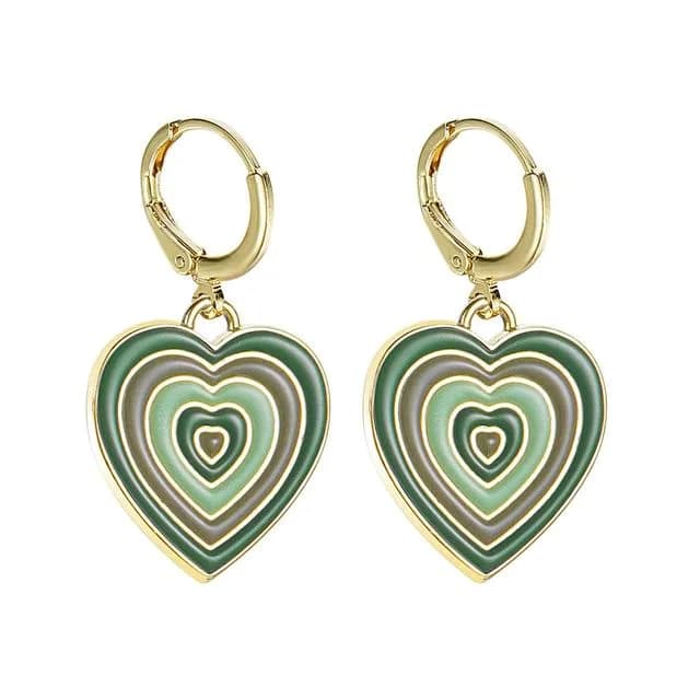 Heart Aesthetic Earrings — view 2 Heart Aesthetic Earrings — view 2