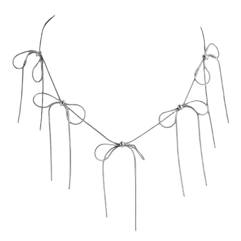 Coquette Bows Choker Necklace — view 1 Coquette Bows Choker Necklace — view 1