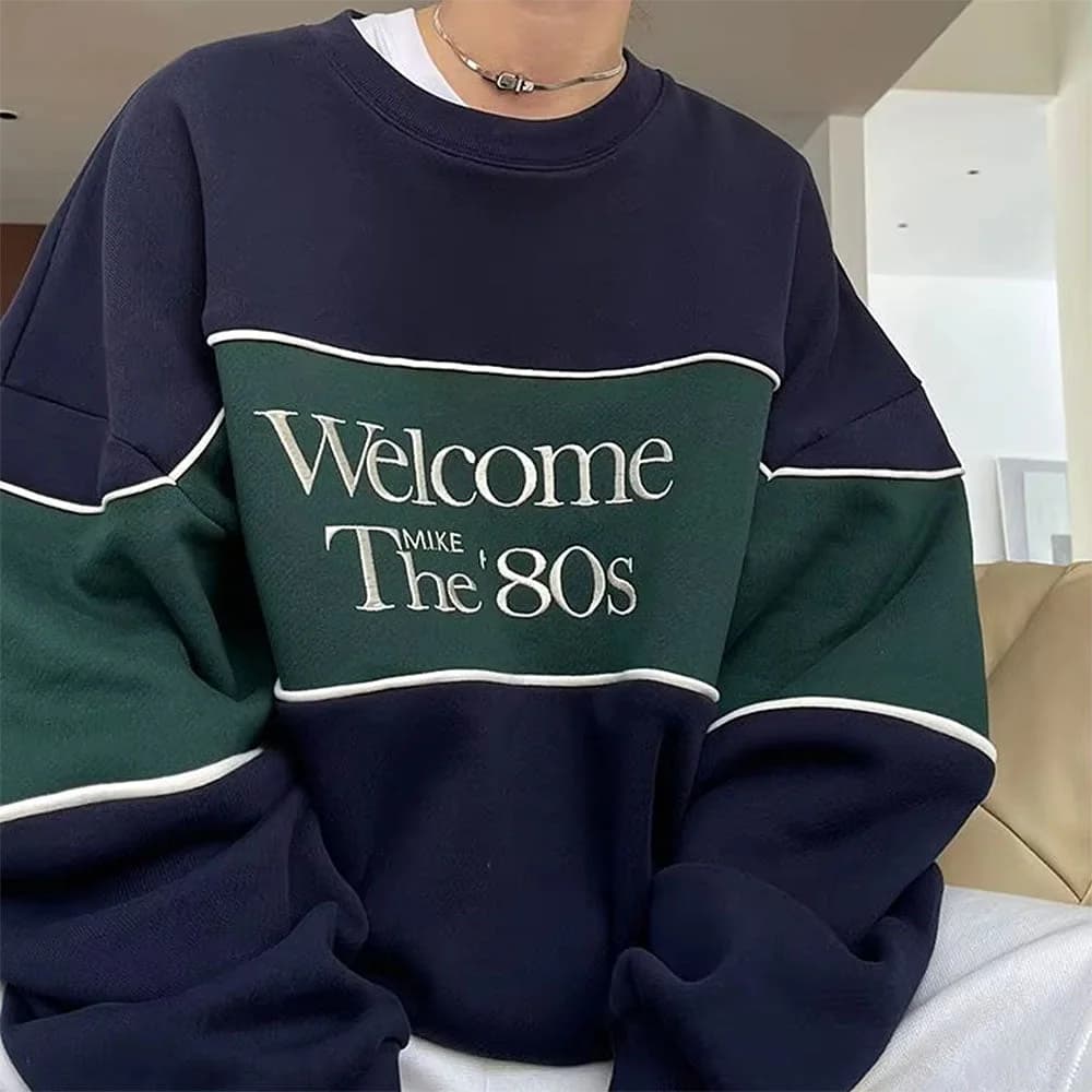 Welcome The 80's Sweatshirt — view 2 Welcome The 80's Sweatshirt — view 2