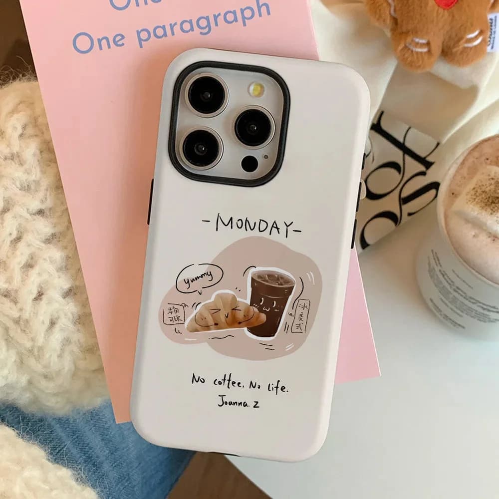Monday Essentials iPhone Case — view 2 Monday Essentials iPhone Case — view 2