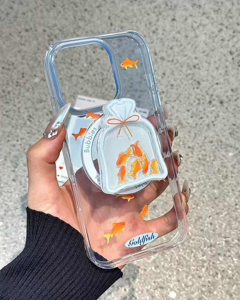 Goldfish Aesthetic iPhone Case — view 2 Goldfish Aesthetic iPhone Case — view 2