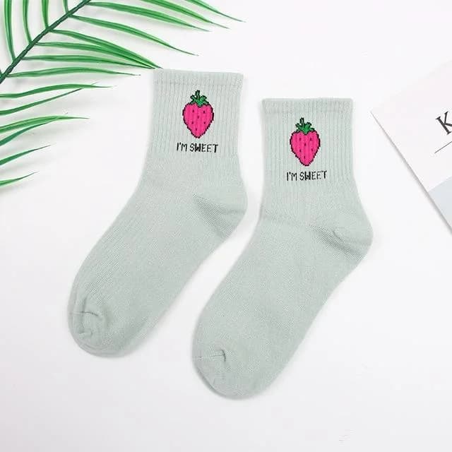 Raspberry Socks — view 1 Raspberry Socks — view 1