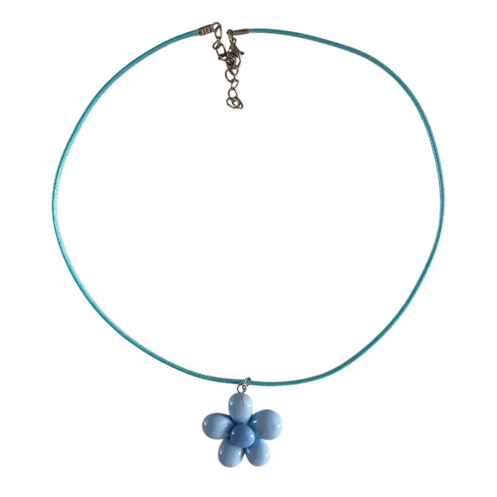 Candy Flower Pendant Necklace — view 2 Candy Flower Pendant Necklace — view 2
