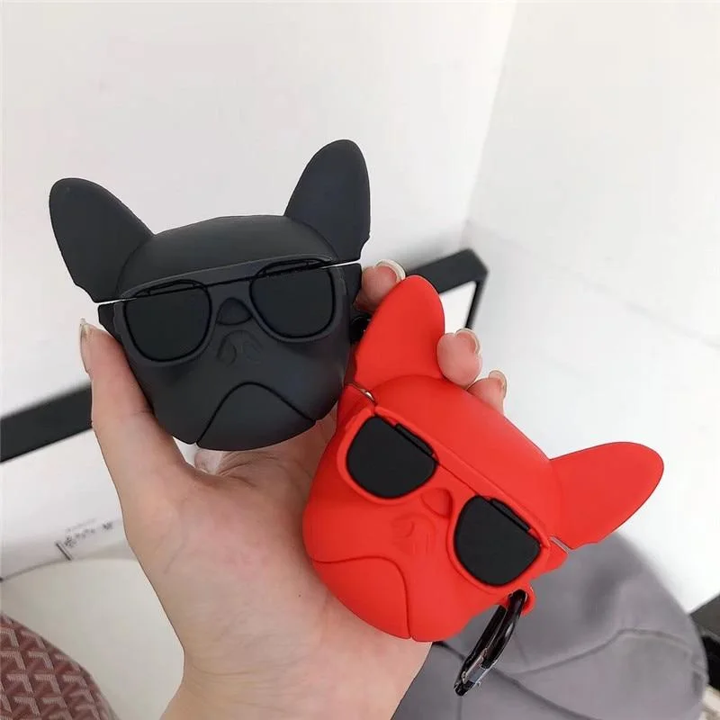 Cute French Bulldog Airpod Case — view 1 Cute French Bulldog Airpod Case — view 1
