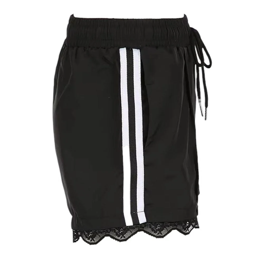 Blokette Side Stripe Lace Shorts — view 2 Blokette Side Stripe Lace Shorts — view 2