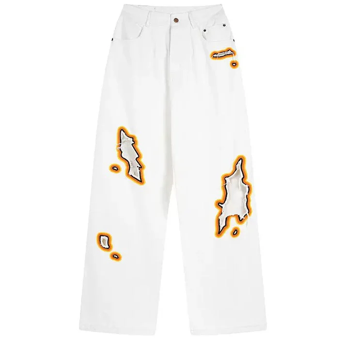 Feel The Burn Cut-Out Jeans — view 2 Feel The Burn Cut-Out Jeans — view 2