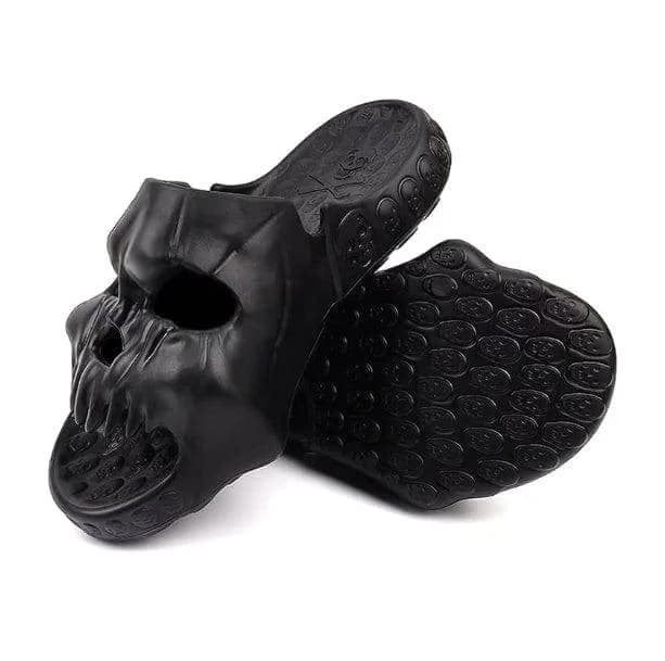 Skull Slippers — view 2 Skull Slippers — view 2