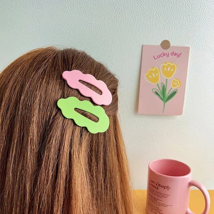 Cute Flower Aesthetic Hair Clips — view 2 Cute Flower Aesthetic Hair Clips — view 2