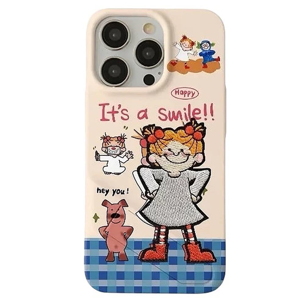 Smile Girl iPhone Case — view 1 Smile Girl iPhone Case — view 1
