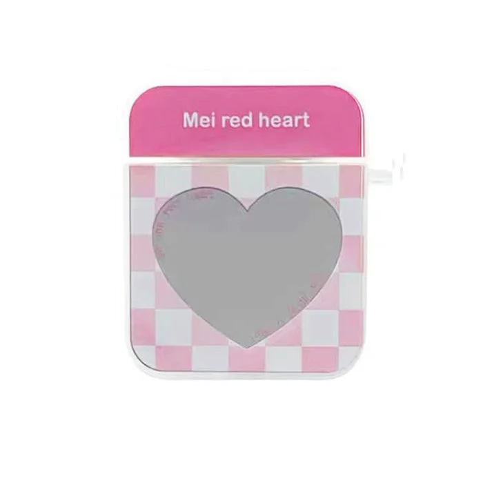 Heart Check Pattern AirPods Case — view 2 Heart Check Pattern AirPods Case — view 2