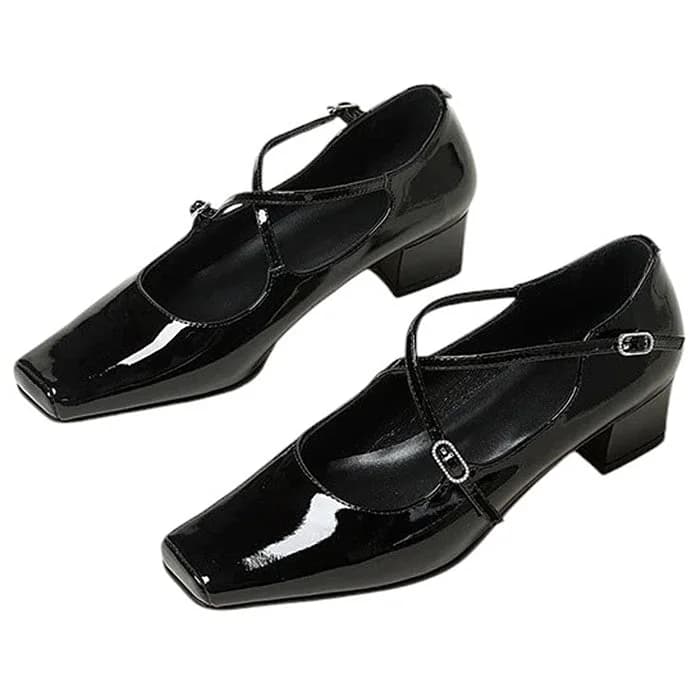 Old Money Cross Strap Mary Janes — view 2 Old Money Cross Strap Mary Janes — view 2