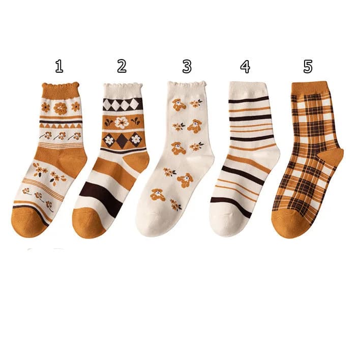 Autumn in France Socks — view 2 Autumn in France Socks — view 2