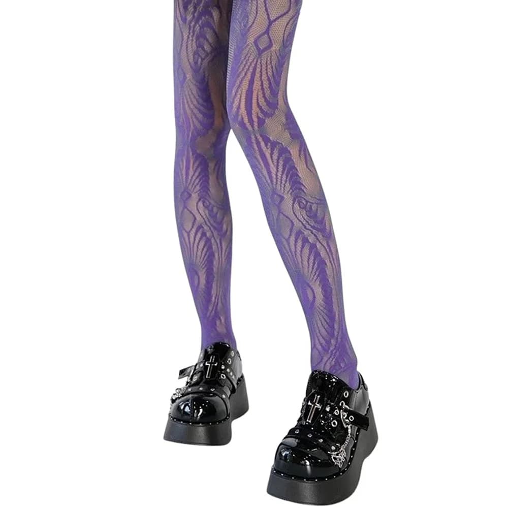 Geometric Pattern Tights — view 1 Geometric Pattern Tights — view 1