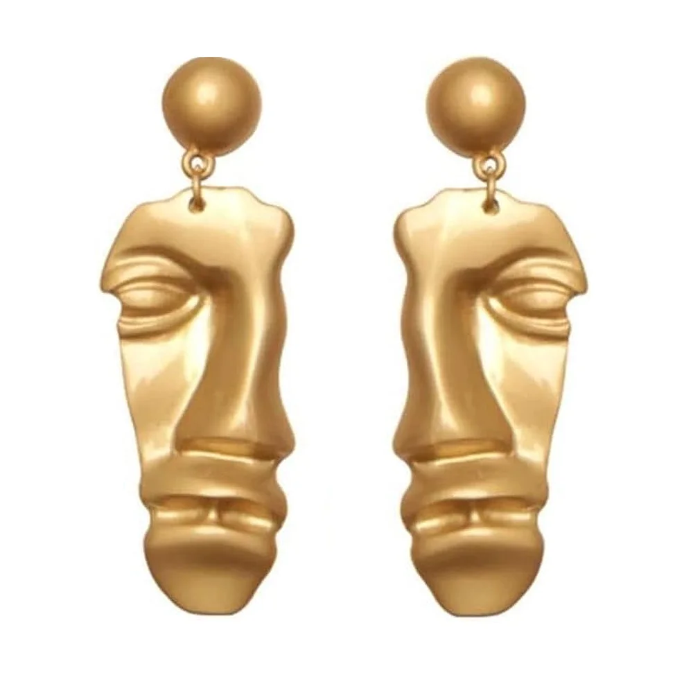 Artsy Face Vintage Aesthetic Earrings — view 1 Artsy Face Vintage Aesthetic Earrings — view 1