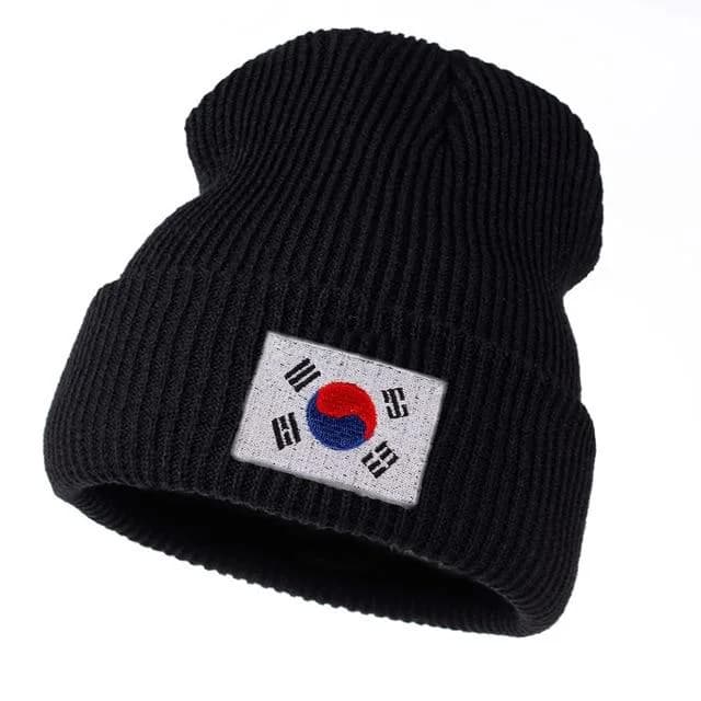 South Korean Flag Beanie — view 2 South Korean Flag Beanie — view 2