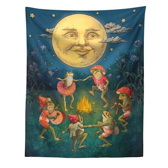 Dancing Under the Moonlight Tapestry — view 1 Dancing Under the Moonlight Tapestry — view 1