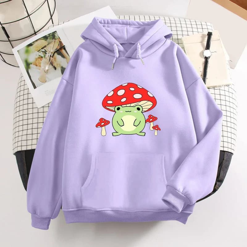Mushroom Frog Hoodie — view 2 Mushroom Frog Hoodie — view 2