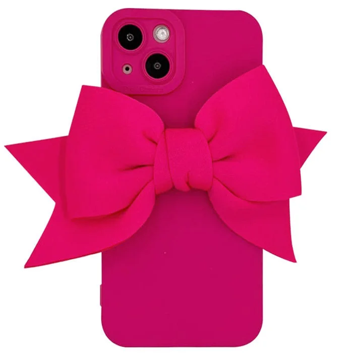 Pink Bow iPhone Case — view 1 Pink Bow iPhone Case — view 1