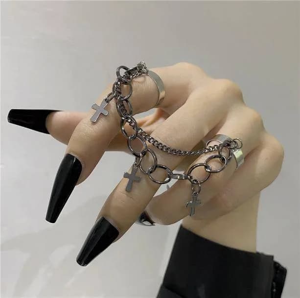 Into The Dark Chain Rings — view 1 Into The Dark Chain Rings — view 1