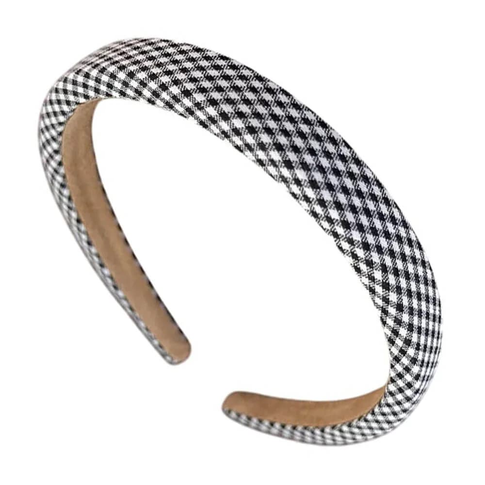 Black & White Preppy Style Headband — view 2 Black & White Preppy Style Headband — view 2