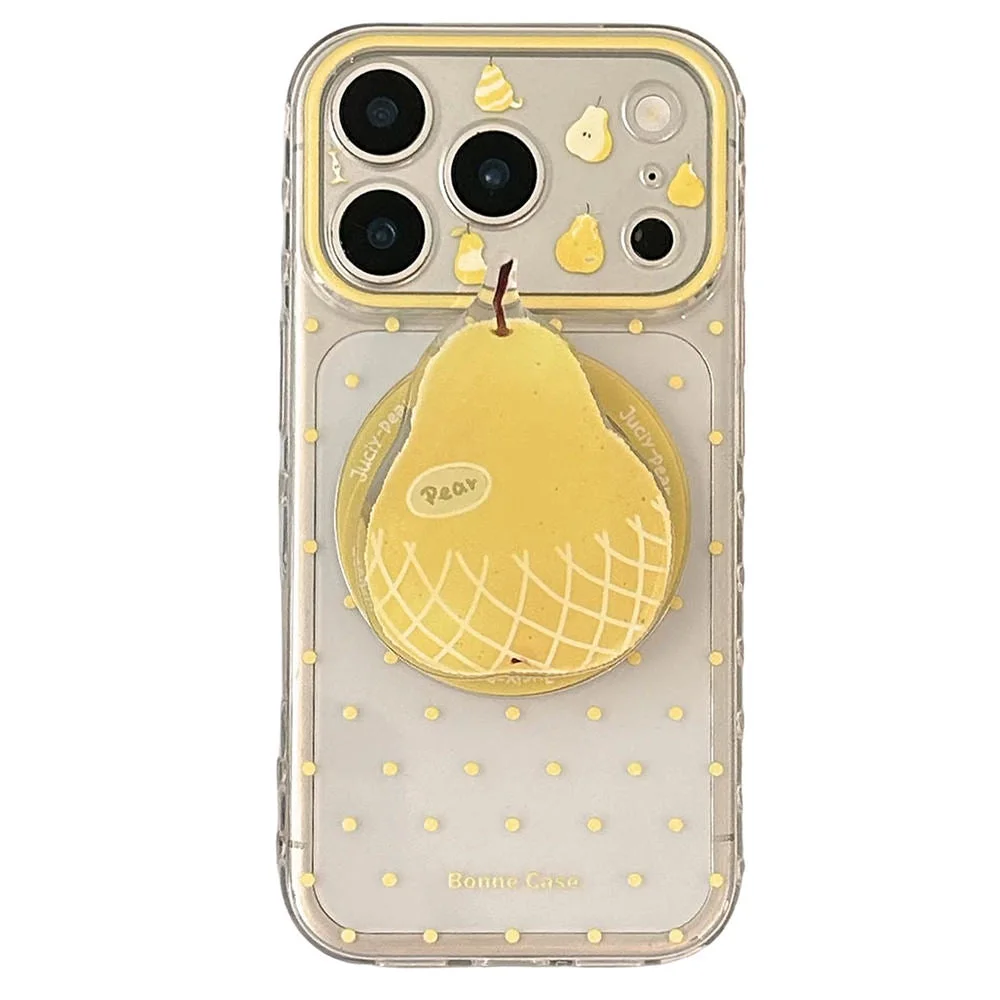 Pear Grip Polka Dot iPhone Case — view 1 Pear Grip Polka Dot iPhone Case — view 1