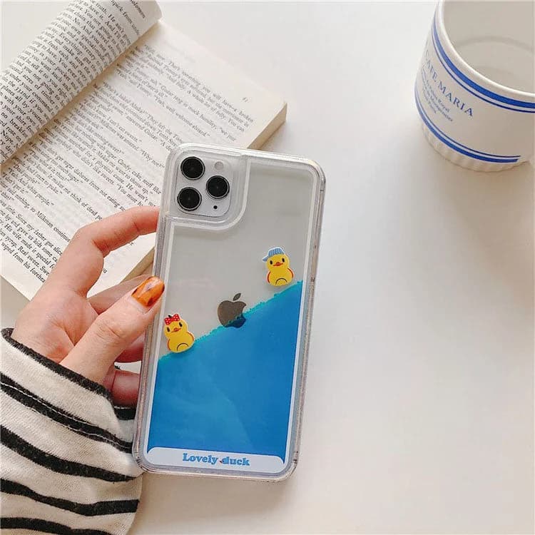 Floating Ducks Liquid iPhone Case — view 1 Floating Ducks Liquid iPhone Case — view 1