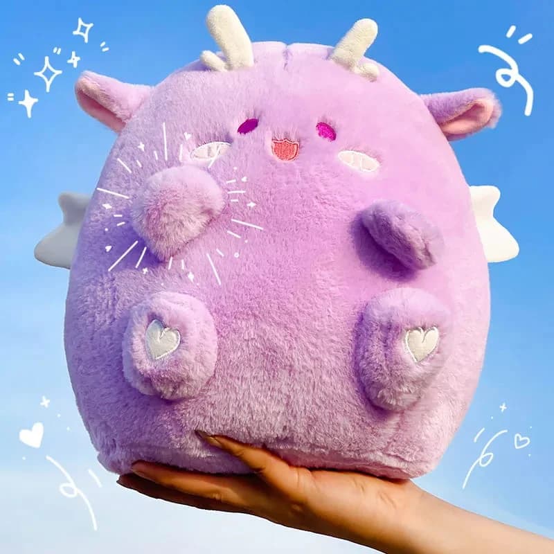 Kawaii Winged Dragon Plushie — view 1 Kawaii Winged Dragon Plushie — view 1