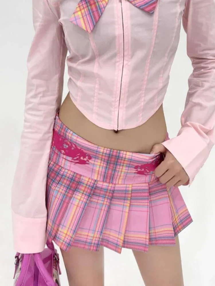 Candy Micro Plaid Skirt — view 2 Candy Micro Plaid Skirt — view 2