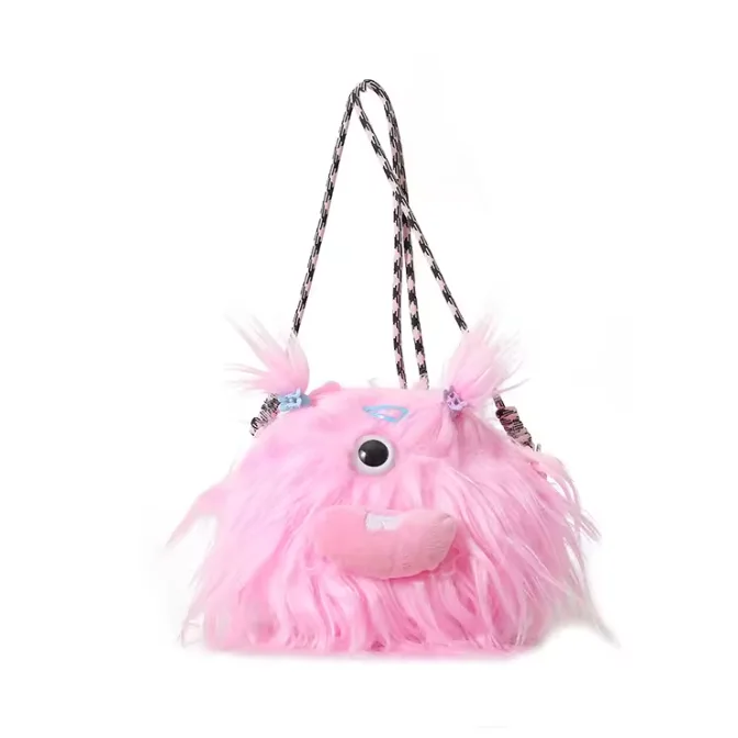 Fluffy Monster Crossbody Bag — view 2 Fluffy Monster Crossbody Bag — view 2