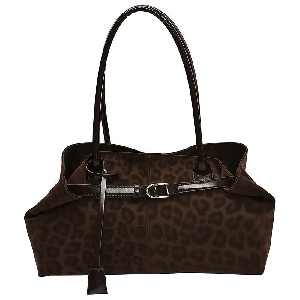 Ferocious Fancy Denim Belted Bag — view 2 Ferocious Fancy Denim Belted Bag — view 2