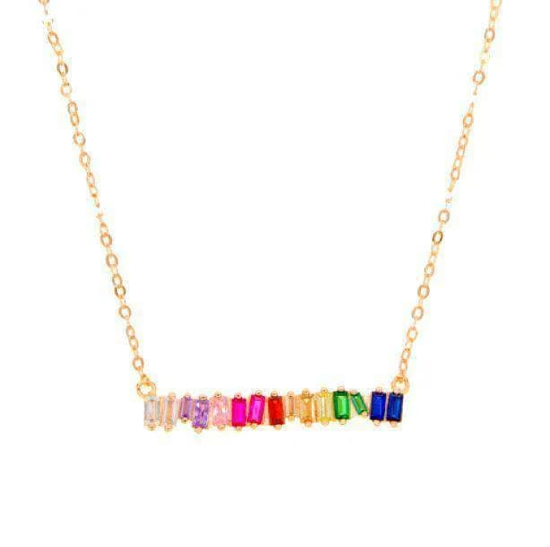 Rainbow Necklace — view 2 Rainbow Necklace — view 2