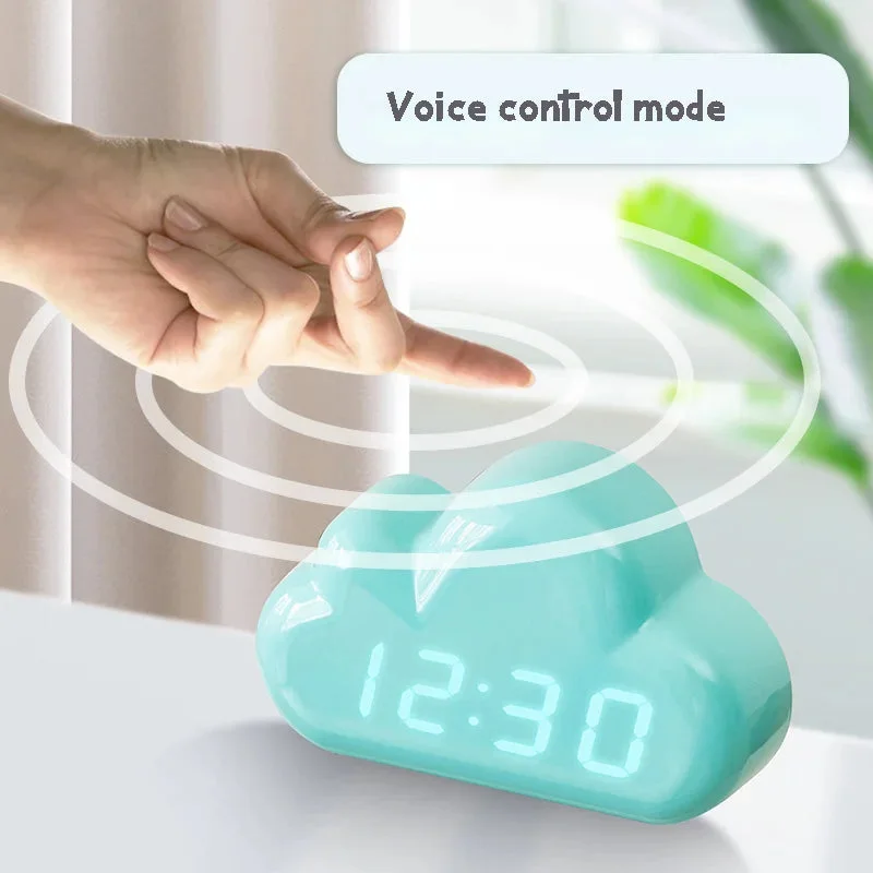 Digital Cloud Alarm Clock — view 2 Digital Cloud Alarm Clock — view 2