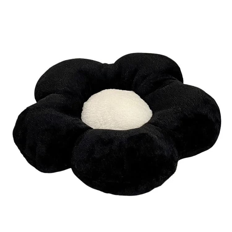 Black & White Flower Pillow — view 1 Black & White Flower Pillow — view 1